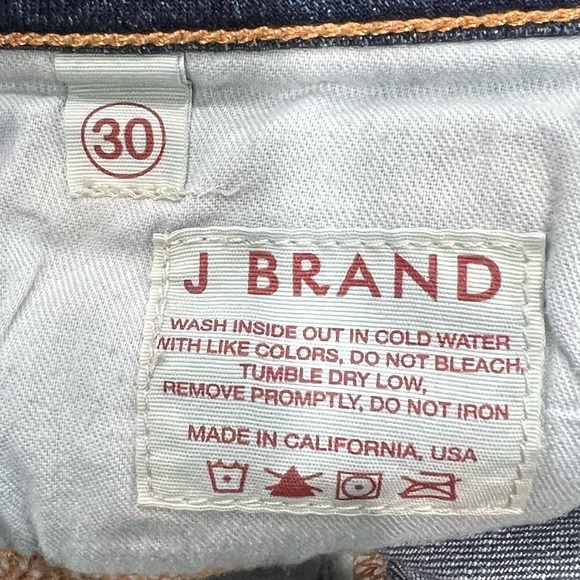 J. Brand Ink Blue Scarlet Boot Cut Jeans Size 30 Women’s - Picture 2 of 7